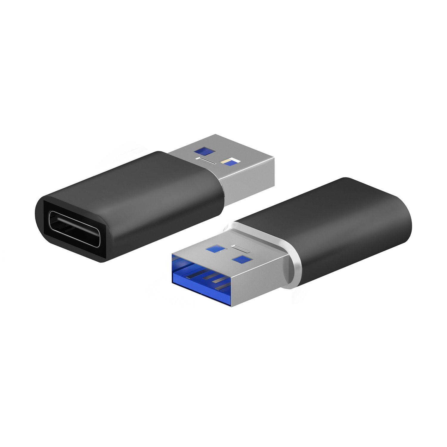 Mini Adaptador AISENS A108-0678 (USB Type-A - USB Type-C - Preto) — miniatura 2