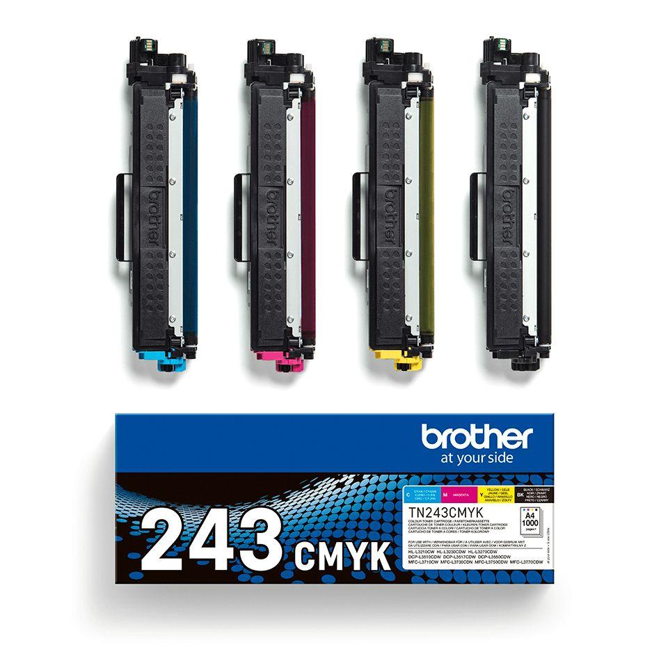 Pack de 4 Toners BROTHER TN-243CMYK (1000 páginas - Preto, Ciano, Magenta e Amarelo) — miniatura 4