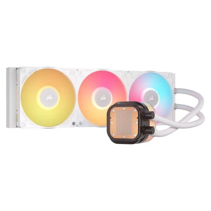 Sistema de Arrefecimento Líquido CORSAIR iCUE LINK TITAN 360 RX LCD RGB (LGA 1851, LGA 1700, AM4, AM5 - 12 cm - 2100 RPM - Branco) — miniatura 2