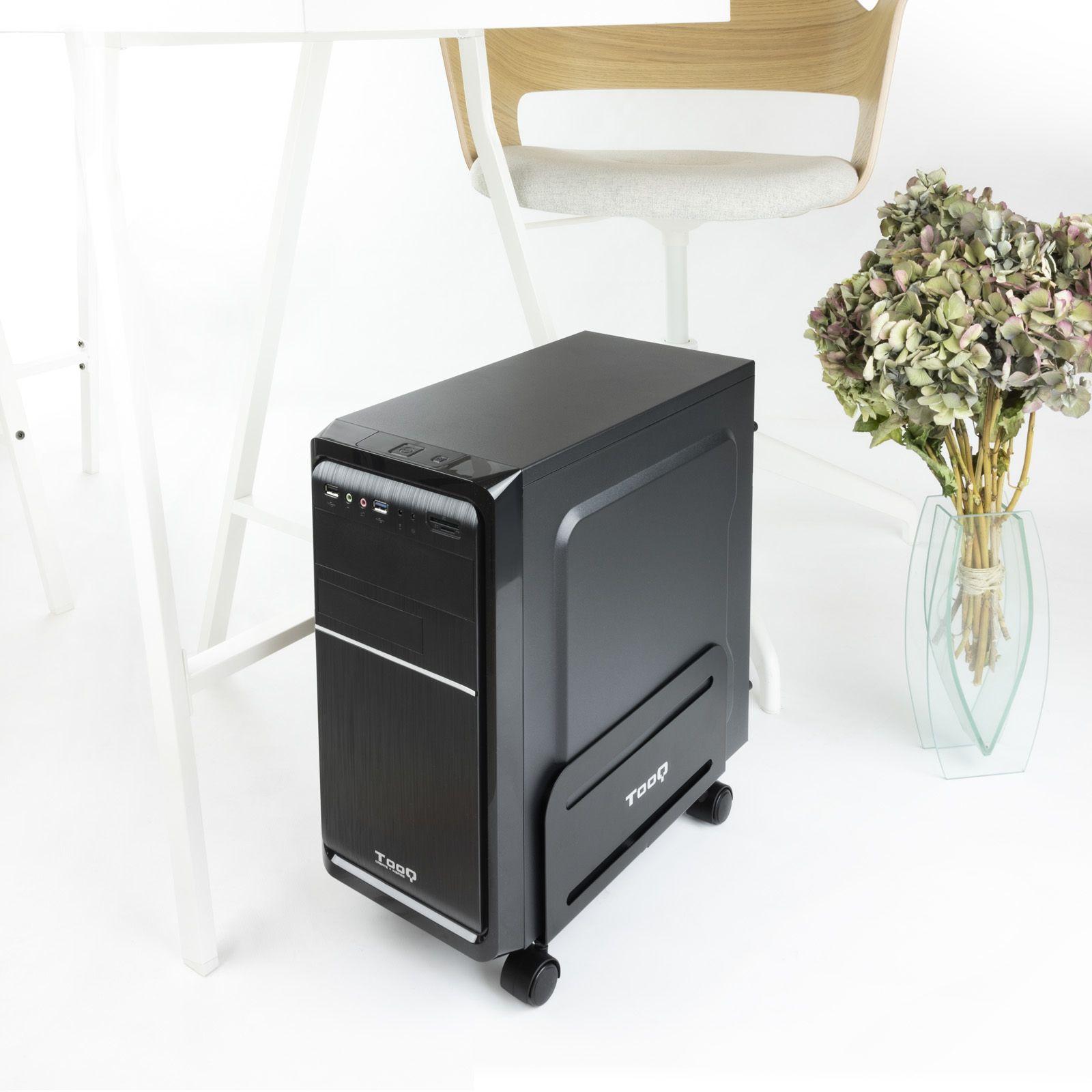 Suporte de CPU com Rodas TOOQ UMCS0004-B (Metal - Preto) — miniatura 9