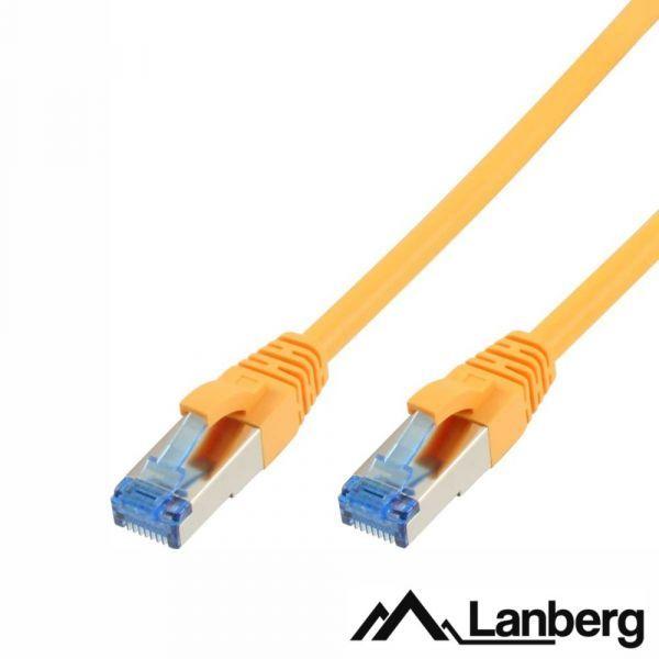 Cabo de Rede LANBERG PCF6A-10CC-0050-Y (0,5 m - Cat6a - RJ-45 - Amarelo), miniatura 2