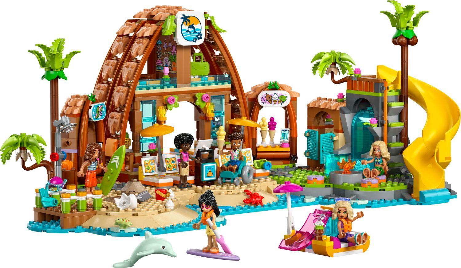 LEGO 42673 Friends Resort de praia de férias em família (8+ anos - 1140 peças)