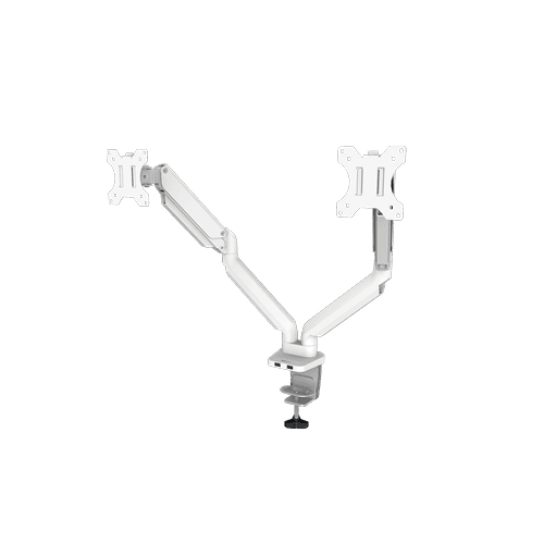 Suporte de Monitor Duplo FELLOWES Platinum Series 8056301 (100 x 100 mm - 75 x 75 mm - 101,6 cm - Branco), miniatura 3