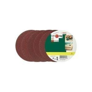 Lixas para Lixadeira Excêntrica BOSCH 2607019493 (Ø 125 mm - Grão 80)
