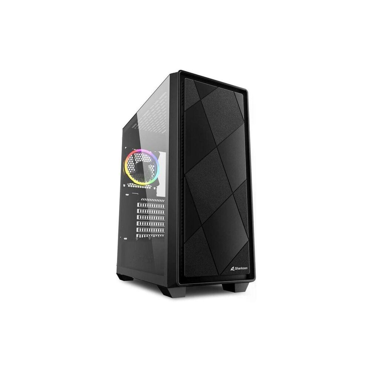 Caixa de Computador SHARKOON VS8 (ATX, Micro ATX, Mini-ITX - Midi Tower - Metal - Preto) — miniatura 2