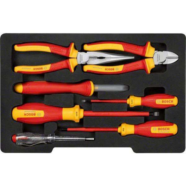 Conjunto de Ferramentas VDE BOSCH 1600A02NG3 (Vermelho e Amarelo), miniatura 2