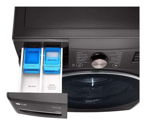 Máquina de Lavar Roupa Independente LG F0P3CYV2E (1000 RPM - B - 61 l - Preto), miniatura 4