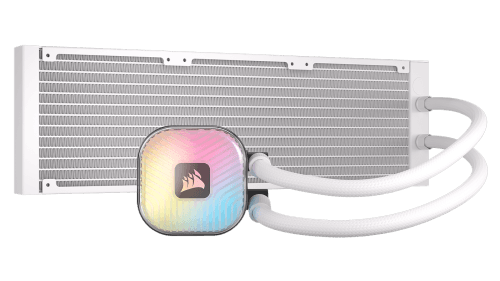 Kit de Refrigeração Líquida para CPU CORSAIR iCUE LINK TITAN II 360 RX RGB (120 mm - 400-2100 RPM - RGB - Branco), miniatura 4