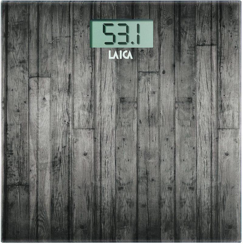 Balança Pessoal Eletrónica LAICA PS1065N (Vidro - Madeira)