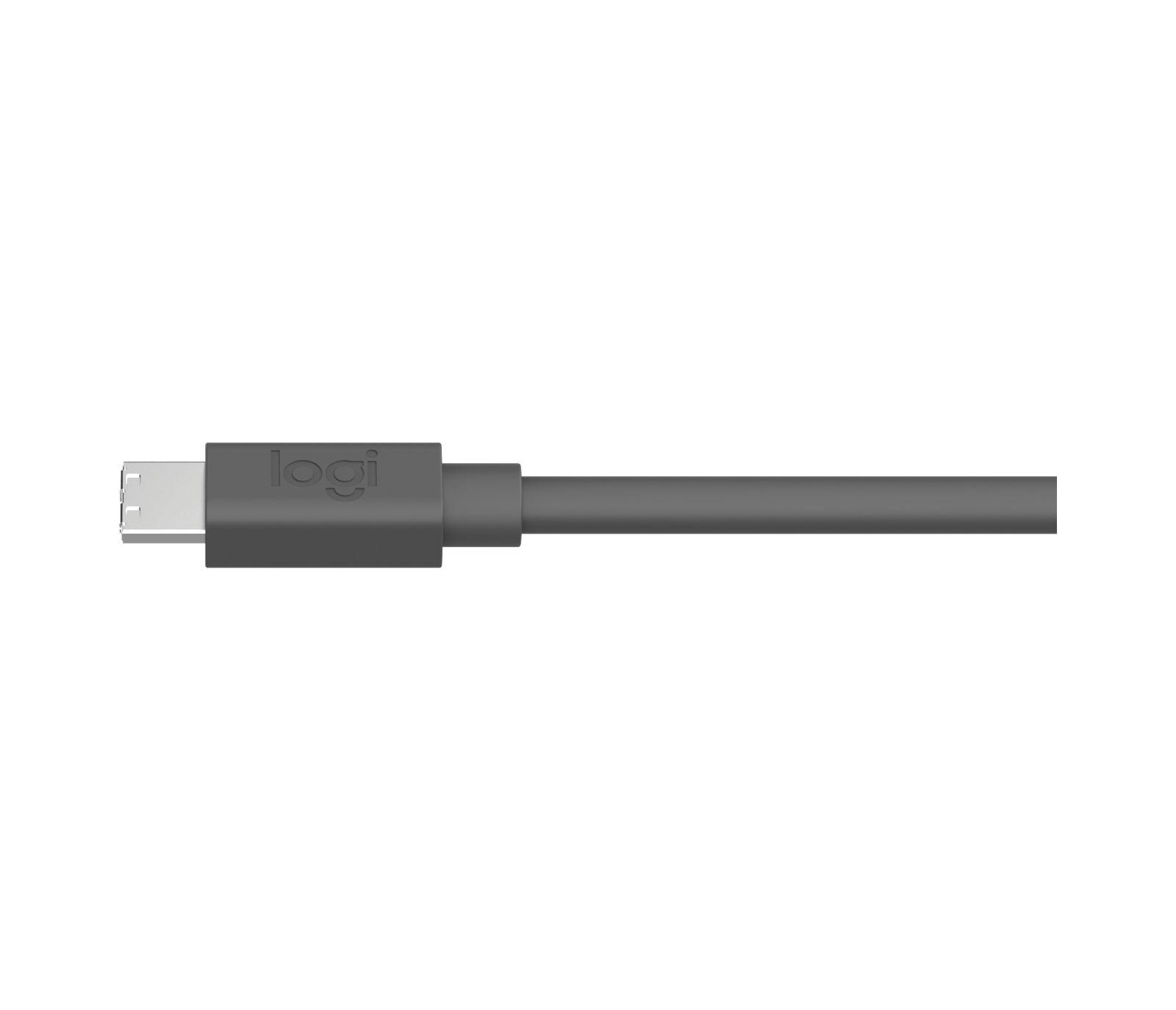Cabo de Extensão de Microfone LOGITECH MeetUp 950-000005 (USB-C - Macho/Fêmea - Cinzento) — miniatura 5