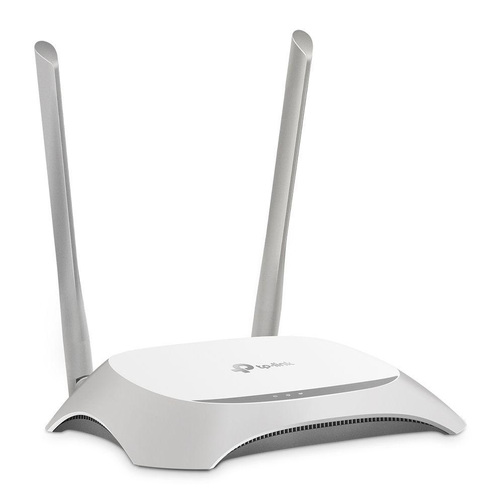 Router TP-LINK TL-WR840N (Wi-Fi 4 - 300 Mbit/s - Banda única - Cinzento e Branco)