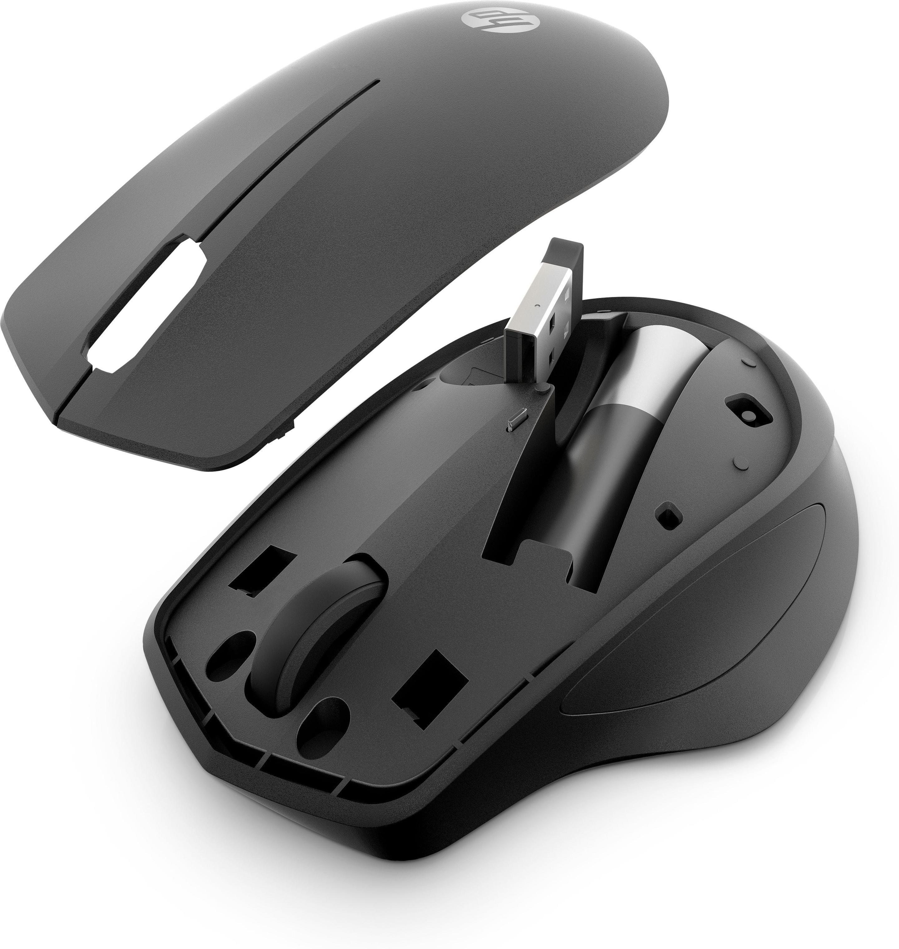 Rato HP 280 Silent Wireless (Mão direita - Ótico - RF Wireless - Preto), miniatura 5
