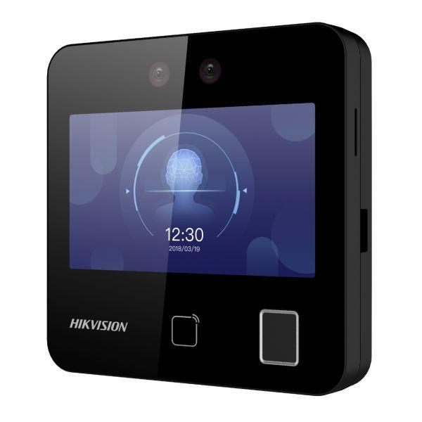 Terminal de Controlo de Acessos HIKVISION DS-K1T343MFWX (Reconhecimento Facial, Impressão Digital, Cartão MF e PIN - Ecrã Tátil 4,3") — miniatura 2