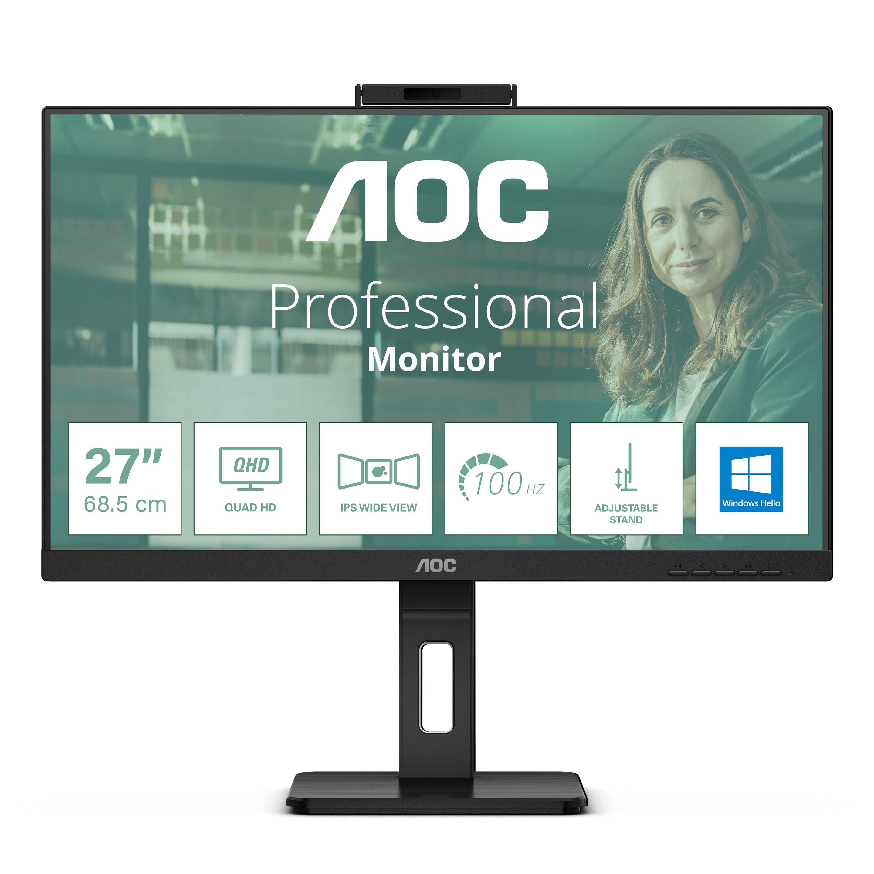 Monitor AOC Q27P3CW (27" - IPS - 100 Hz - Preto)
