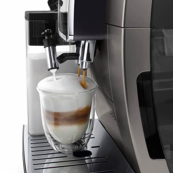 Máquina de Café Automática DELONGHI Dinamica Plus ECAM 380.95.TB (Grãos de café e café moído - 1450 W - 15 bar - Preto/Titânio), miniatura 4