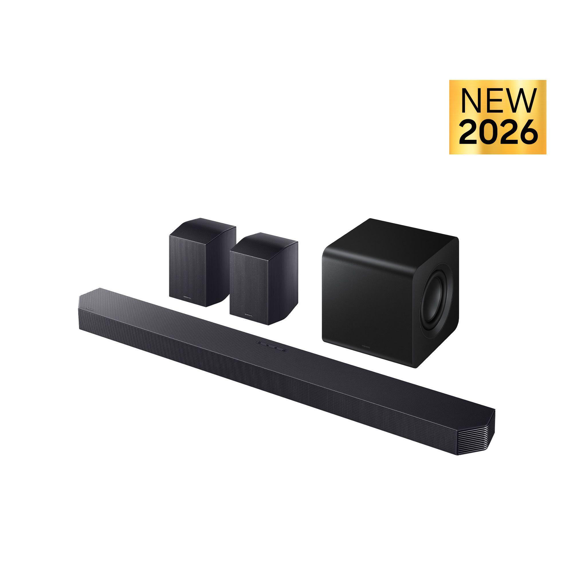 Barra de Som SAMSUNG HW-Q930H/XC (26 W - Com fios e sem fios - Preto)