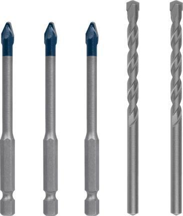 Conjunto de Brocas para Cerâmica BOSCH EXPERT HEX-9 HardCeramic 2608900596 (5 x 6 mm - Encaixe Hexagonal)