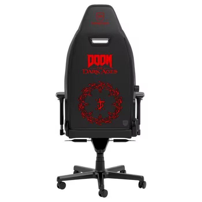 Cadeira Gaming NOBLECHAIRS LEGEND - DOOM: The Dark Ages Edition (150 kg - Até 10 cm - Ajustáveis em 4D - Edição Especial) — miniatura 4