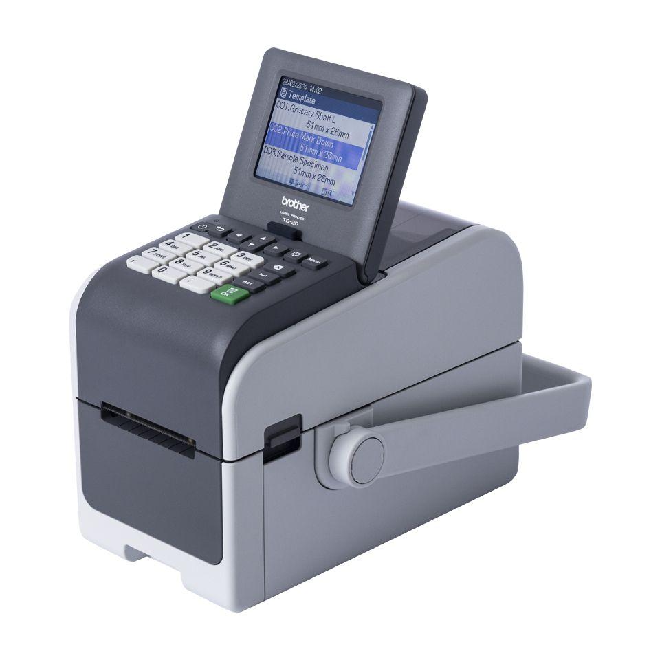 Impressora de Etiquetas BROTHER TD-2350DSAH300 (Com fios e sem fios - Windows 10, Windows 11 - USB - Preto/Cinzento), miniatura 6