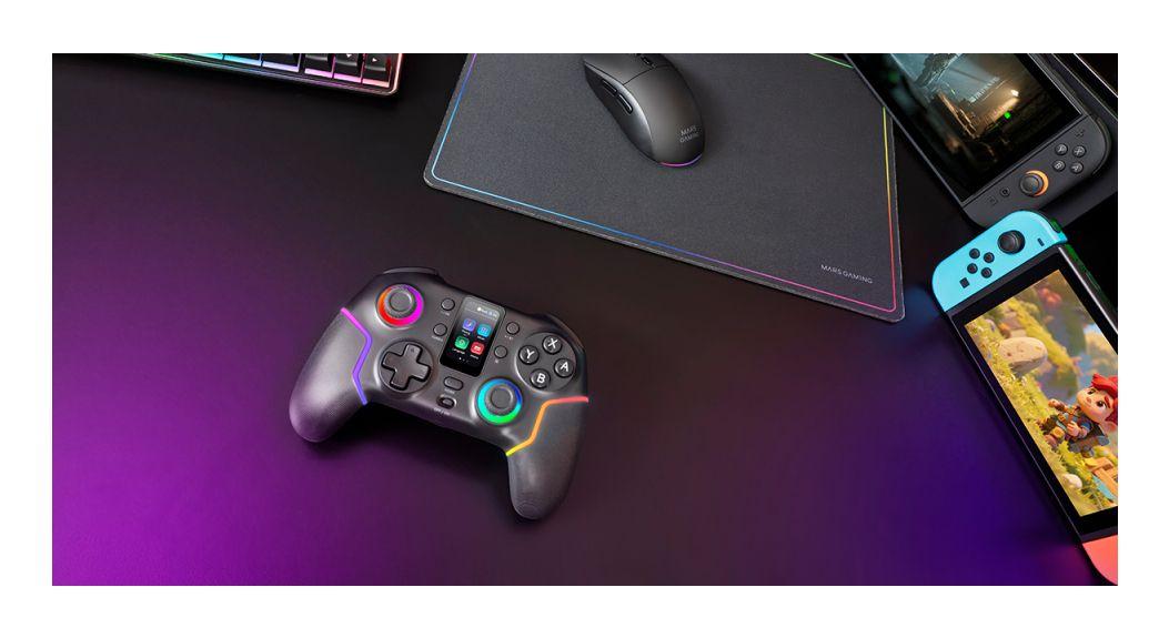 Comando Sem Fios MARS GAMING MGP-V3 (Nintendo Switch - USB Type-A para USB Type-C - Com fios e sem fios - Preto) — miniatura 6