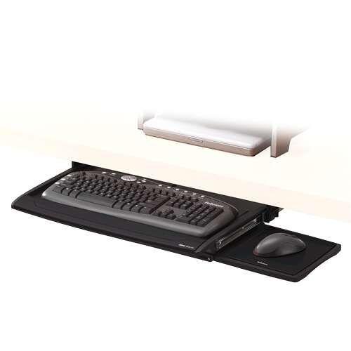 Bandeja para Teclado FELLOWES Deluxe Office Suites 8031201 (Universal para teclados - Preto), miniatura 3