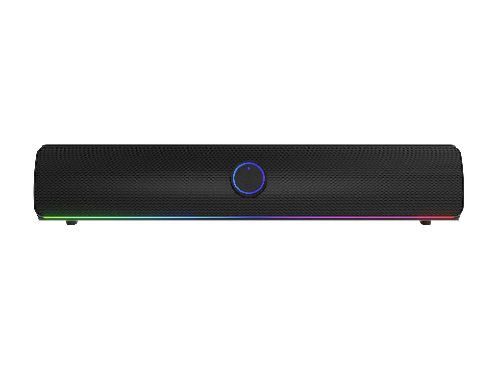 Soundbar GENESIS Helium 312BT (Com fios e sem fios - 10 W - 2.0 canais - Preto)