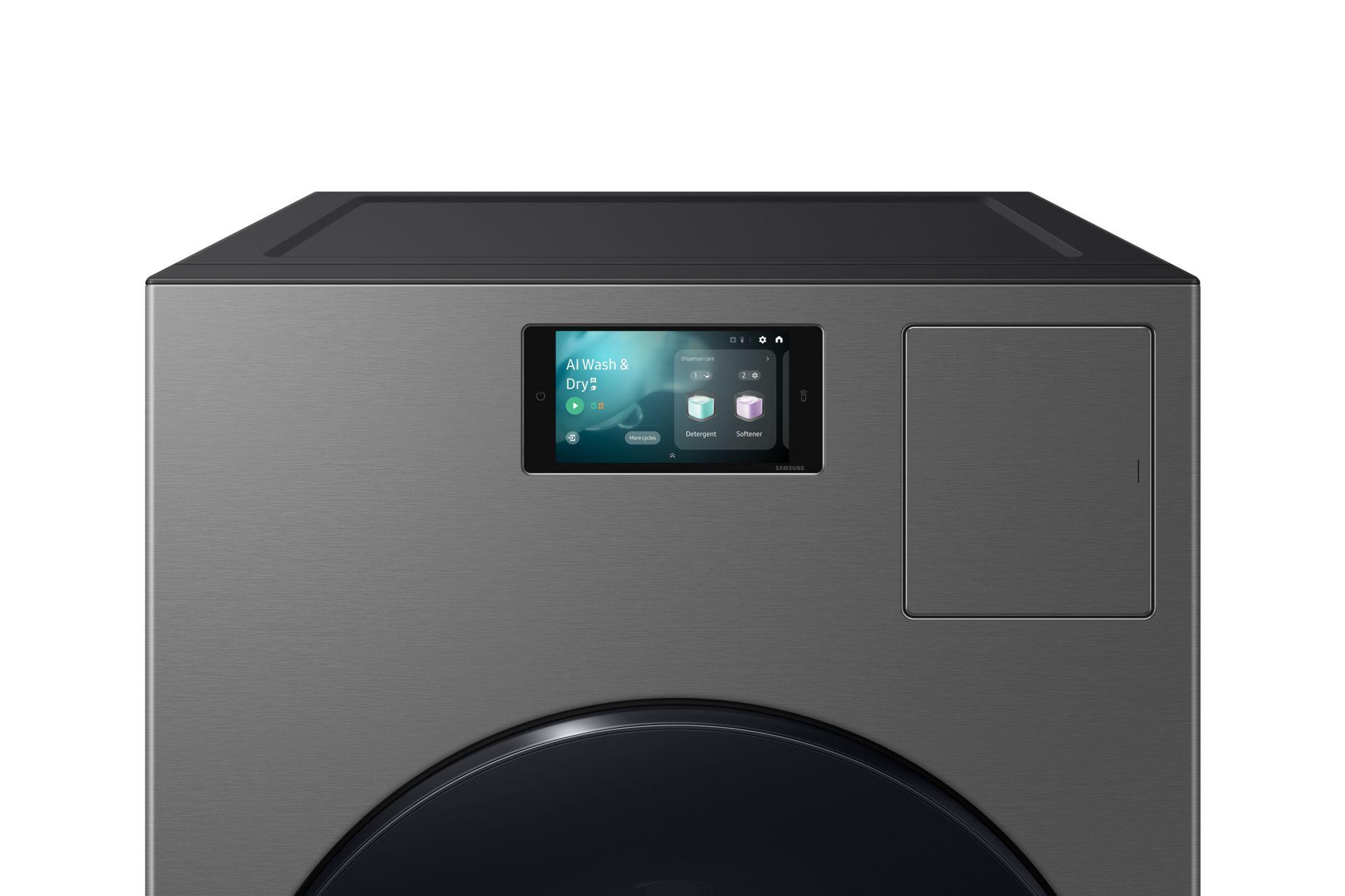 Máquina de Lavar e Secar Roupa Independente SAMSUNG WD18DB8995BZT2 (B - 18 kg - 11Kg - Cinza), miniatura 3