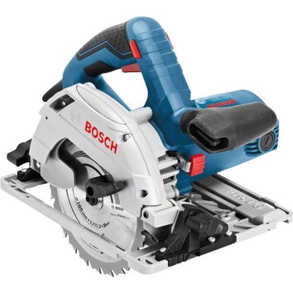 Serra Circular BOSCH GKS 55+ GCE Professional (1350 W - Corrente alternada - Azul e Preto) — miniatura 2