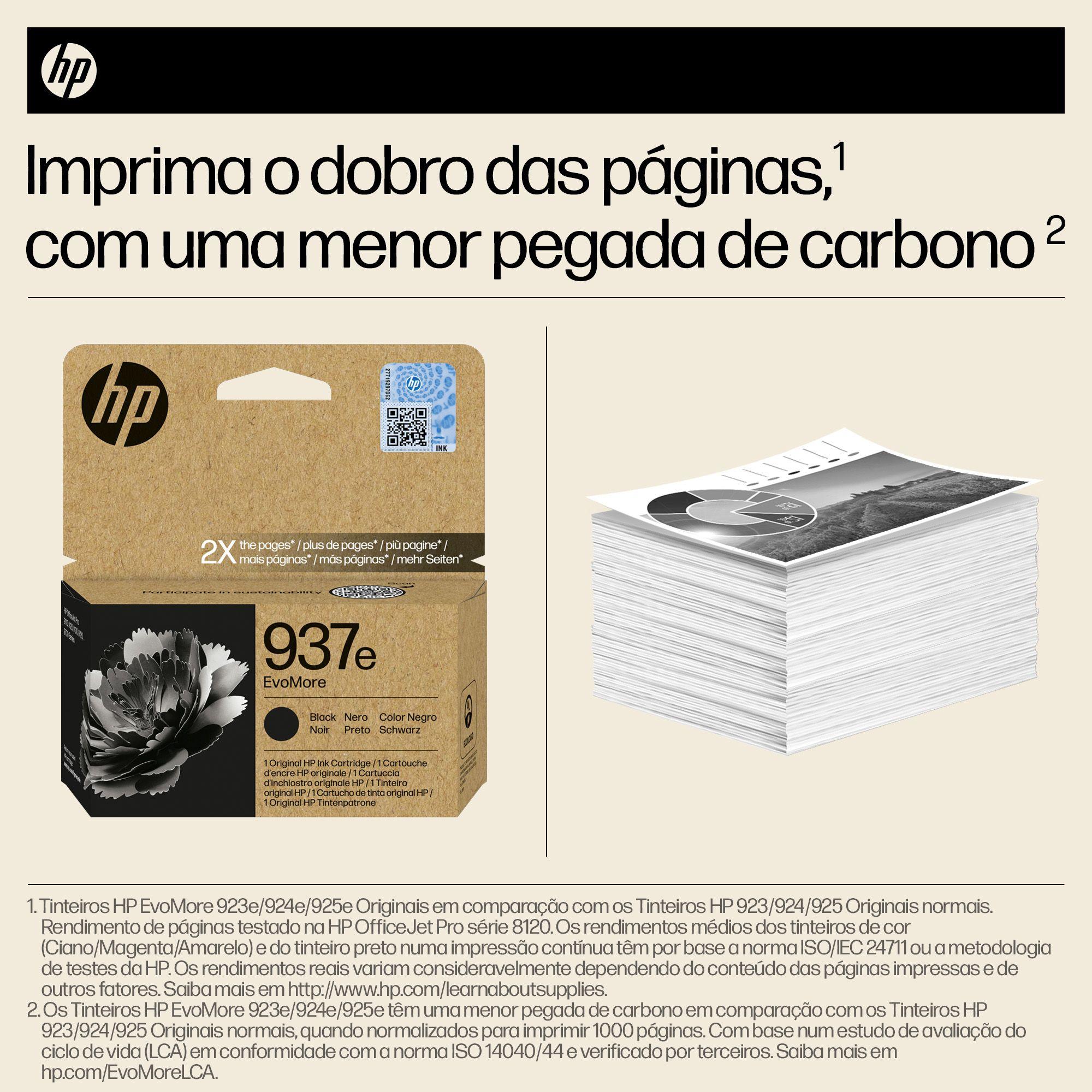 Tinteiro HP EvoMore 937e (2500 páginas - Preto), miniatura 4