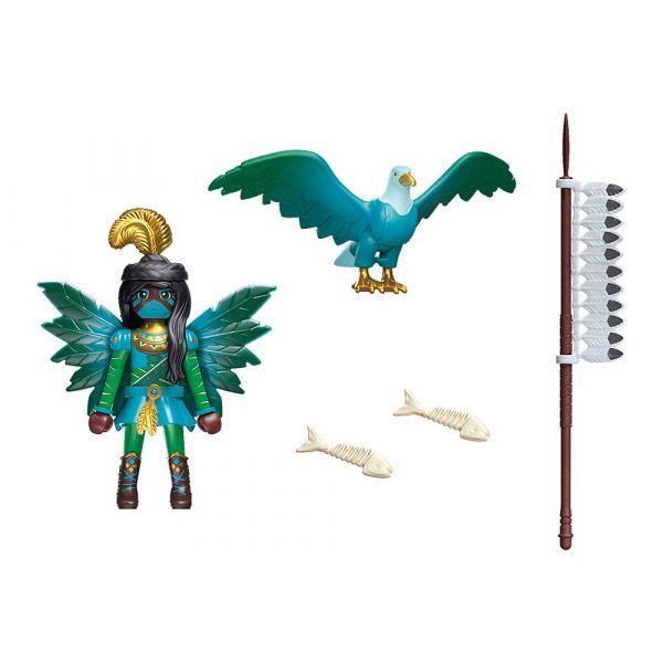 Conjunto PLAYMOBIL 70802 Fada Cavaleira de Ayuma com Animal Espiritual (Ayuma - 7 a 12 anos - Verde e Turquesa), miniatura 2