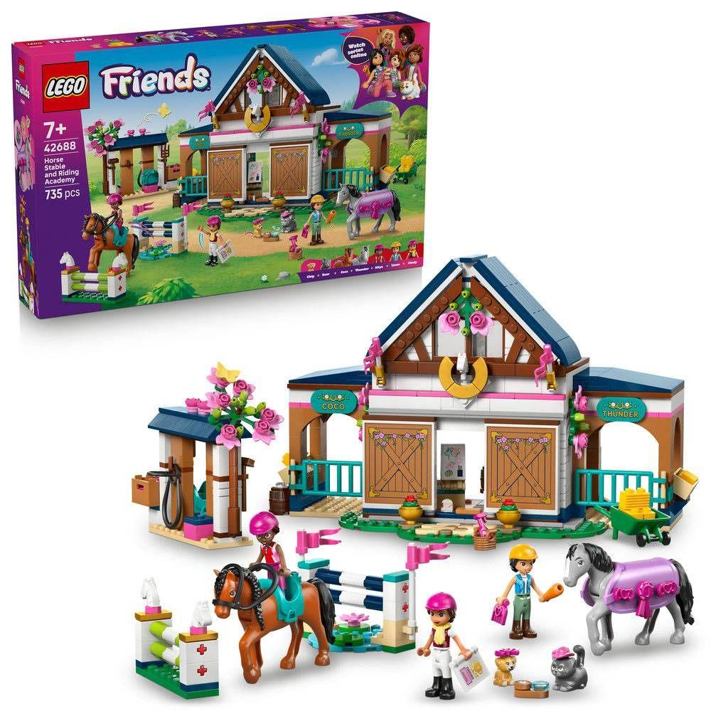 LEGO 42688 Friends Estábulos e Escola de Equitação (7+ anos - 735 peças), miniatura 3