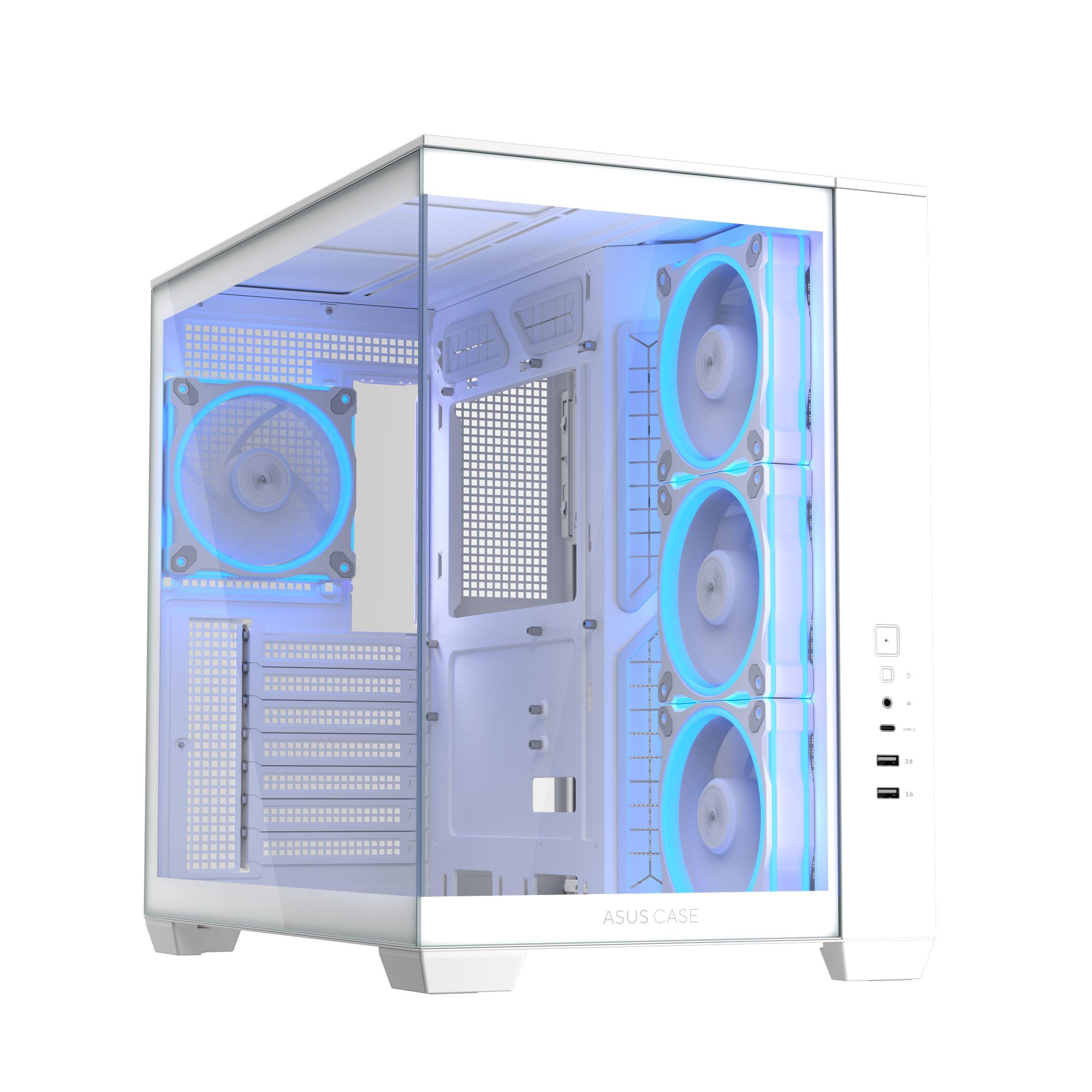 Caixa PC ASUS A32 PLUS (ATX, micro ATX, Mini-ITX - Mid Tower - ATX, micro-ATX, Mini-ITX - Branco)