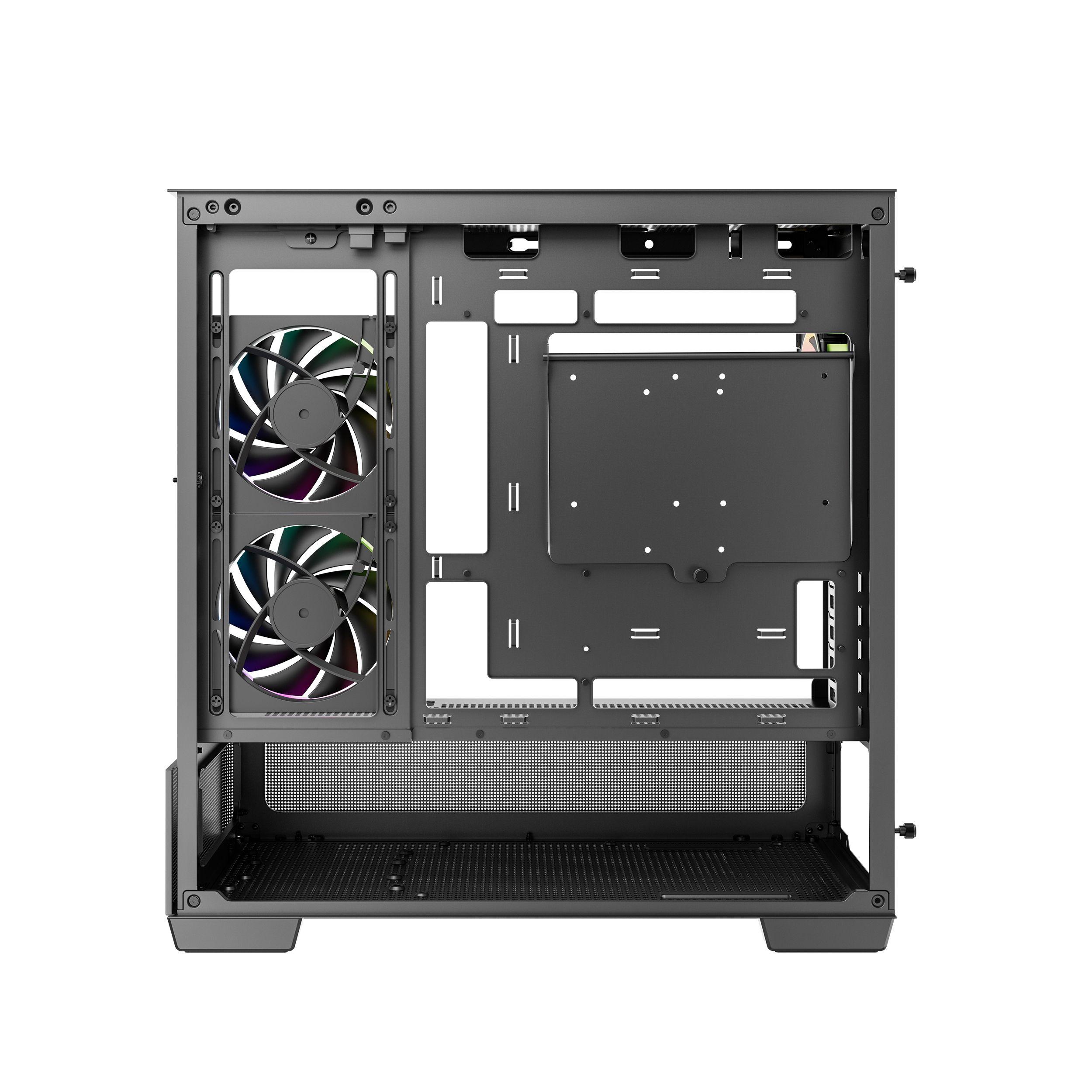 Caixa PC DEEPCOOL CG380U 3F (ITX, micro ATX - Tower - ITX, Micro-ATX - Preto) — miniatura 4
