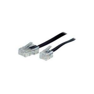 Cabo de Telefone S CONN MAXIMUM CONNECTIVITY TC 70253 (RJ-11 macho para RJ-45 de 4 pinos macho - 3 m)