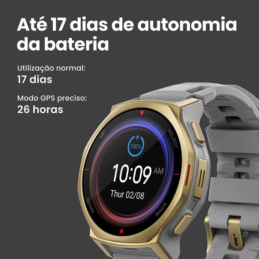 Smartwatch AMAZFIT T-Rex 3 Pro (Polímero e titânio - Preto Tático), miniatura 3