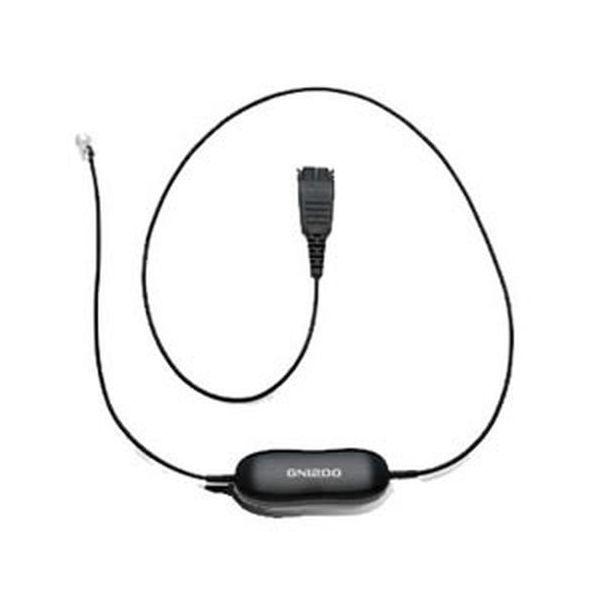 Cabo Inteligente JABRA GN 1200 (RJ10 para QD - 0,8 m - Preto) — miniatura 2