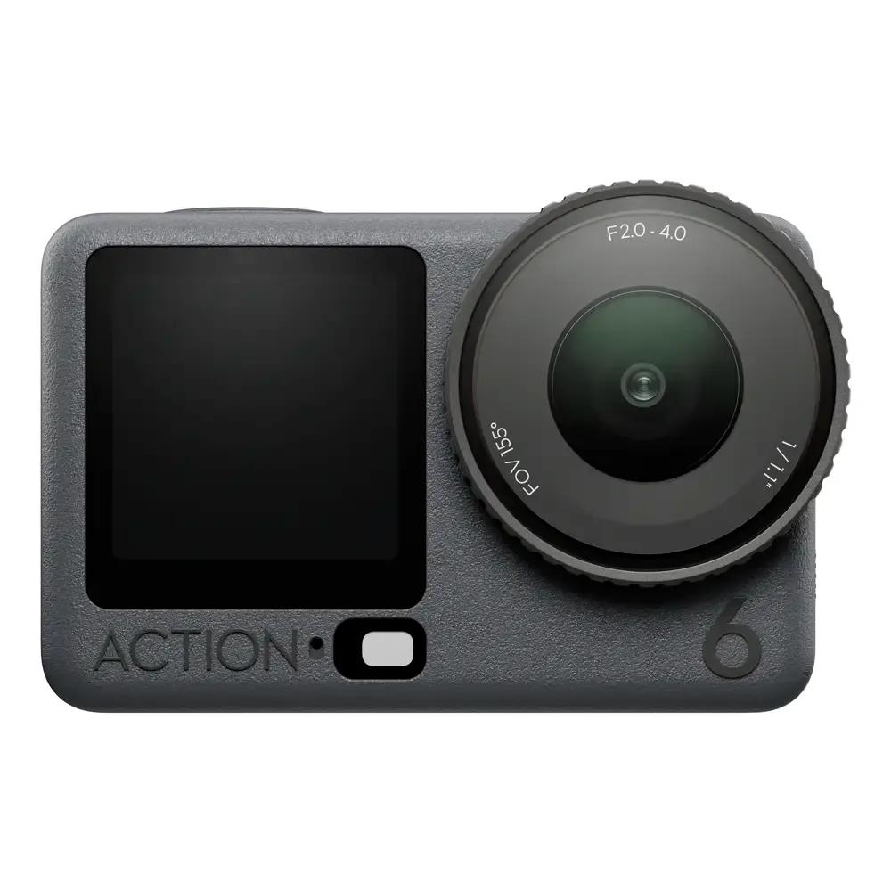 Câmara de Ação DJI Osmo Action 6 Standard Combo (342 x 342 pixels - USB Type-C para USB Type-C - Preto)