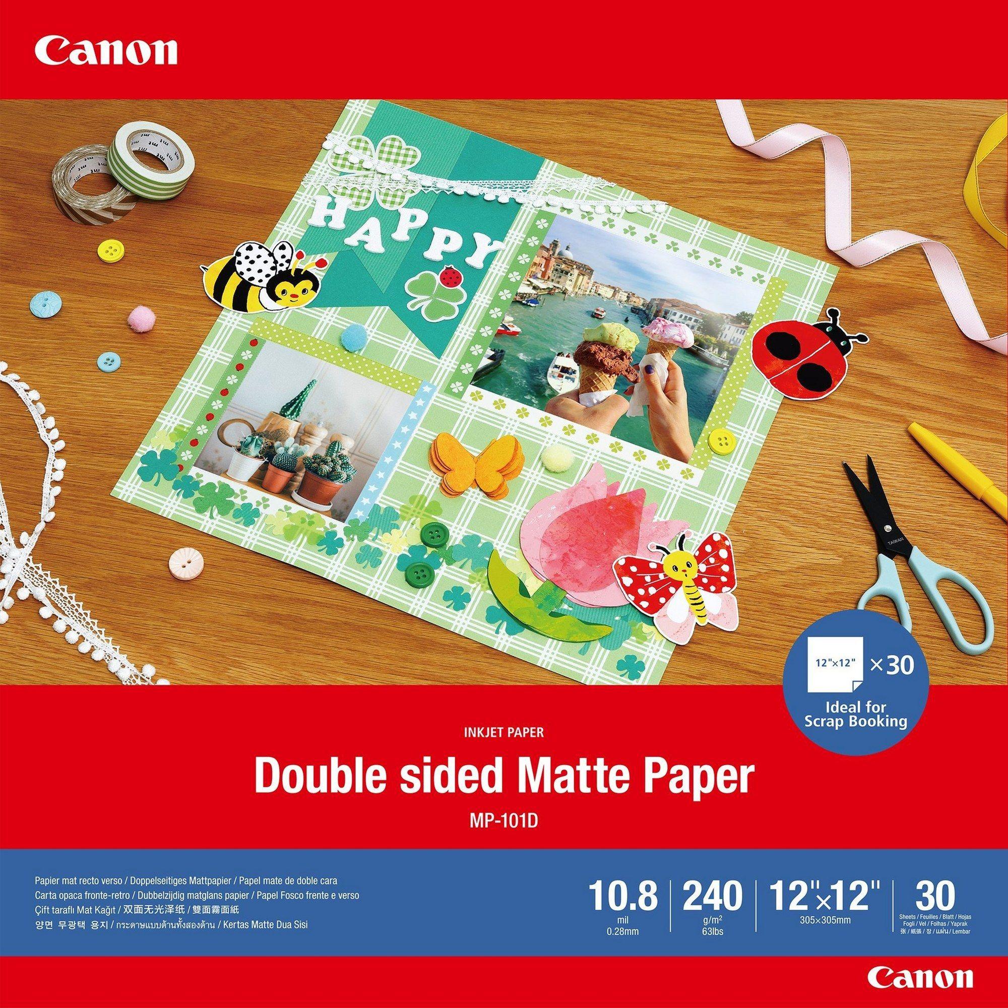 Papel Fotográfico CANON MP-101D (305 x 305 mm - 240 g/m² - Mate)