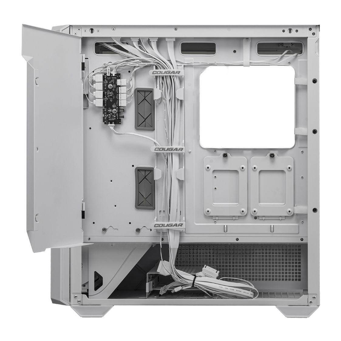 Caixa Full Tower COUGAR MX600 RGB (Full Tower - Vidro temperado - 18 cm - Branco) — miniatura 5