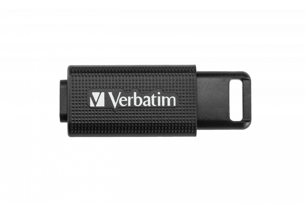 Pen USB VERBATIM Store 'n' Go 49457 (USB Type-C - 3.2 Gen 1 - Deslizante - Preto)