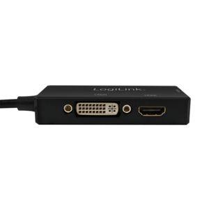 Adaptador Multiporta DisplayPort LOGILINK CV0109 (0,15 m - VGA + HDMI + DVI - Preto), miniatura 3