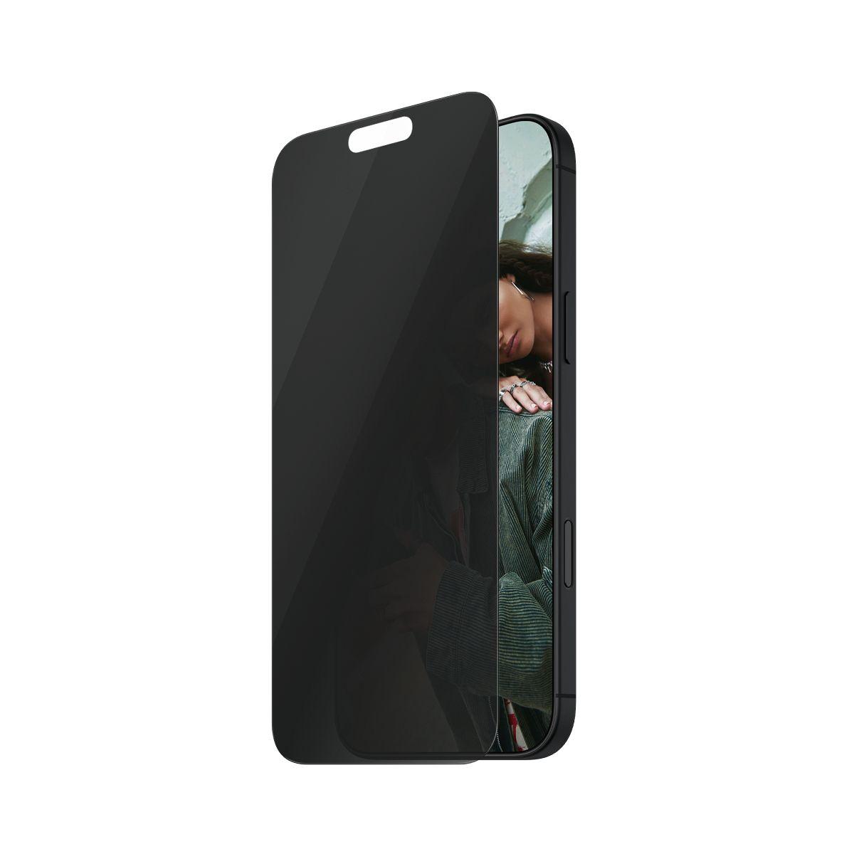 Película de Proteção de Ecrã de Privacidade PANZERGLASS SAFE iPhone 16 Pro UWF (Apple iPhone 16 Pro - Apple - Transparente)