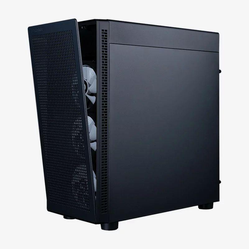 Caixa PC Gaming HIDITEC H1 AIR (ATX, ITX, micro ATX - ATX, micro ATX, Mini-ITX - Aço, vidro temperado - Preto) — miniatura 4