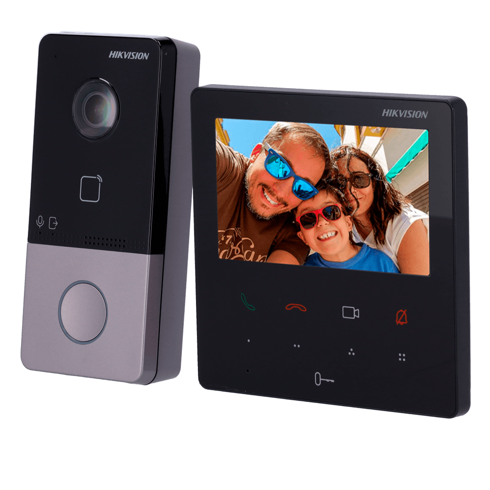Kit de Videoporteiro HIKVISION DS-KIS606-P (IP e Wi-Fi - 2 MP - PoE)
