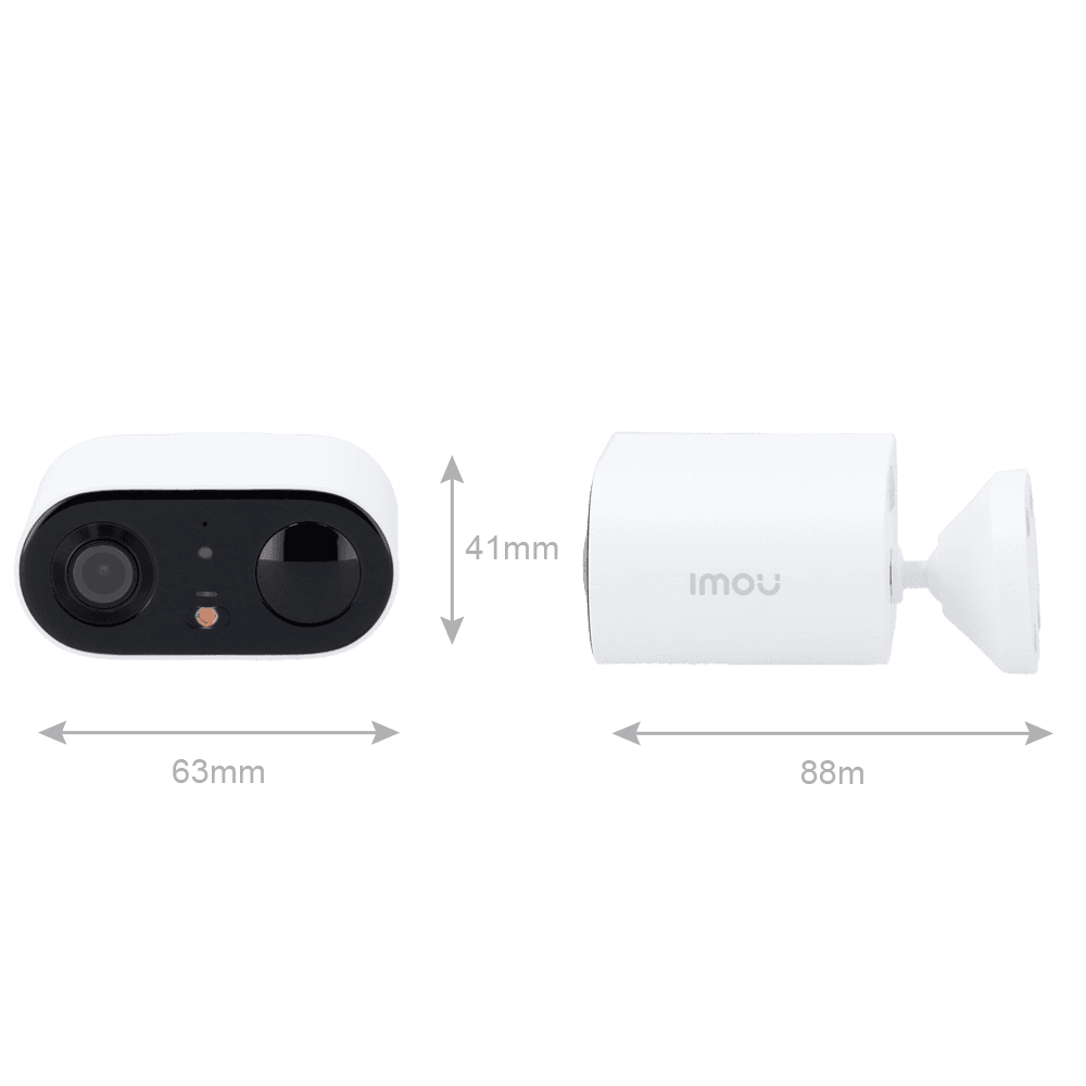Câmara de Segurança IP IMOU Cell Go (Exterior - 3 MP - 2304 x 1296 pixels - Branco), miniatura 3
