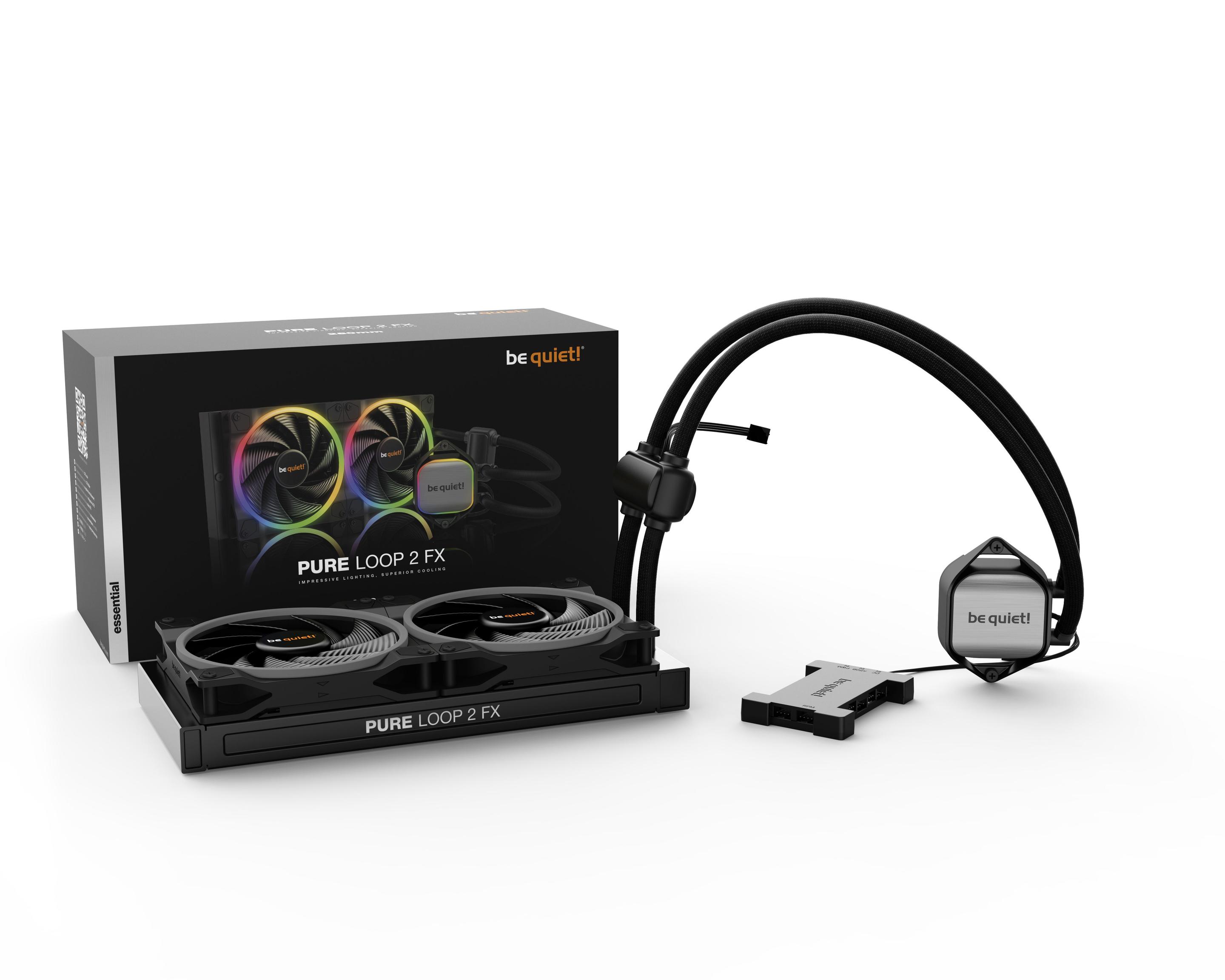 Sistema de Refrigeração Líquida BE QUIET! Pure Loop 2 FX 280mm (140 mm - 2 ventoinhas - 2200 RPM - Preto) — miniatura 4