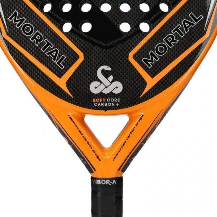 Raquete de Padel VIBOR-A Mortal Carbon 3.0 (Fibra de carbono 3K - Laranja e Preta), miniatura 2