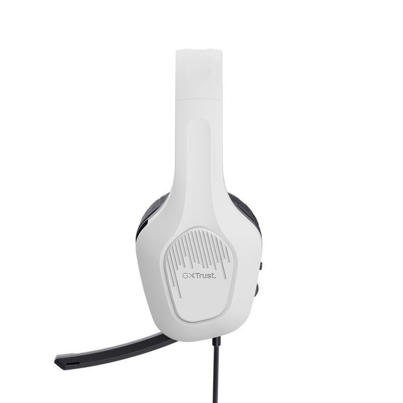 Headset Gaming TRUST GAMING GXT 415PS Zirox (Binaural - Com fios - Supra-aural - Preto e Branco) — miniatura 6