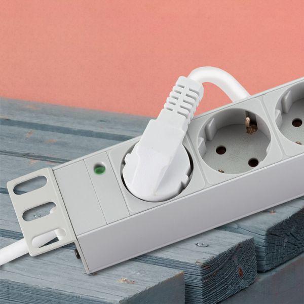 Bloco de Tomadas PDU LOGILINK PDU9C05 (Tipo F - Cinzento Claro) — miniatura 7