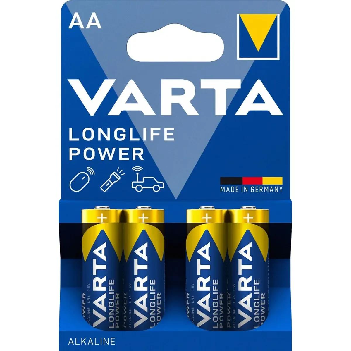 Pilhas Alcalinas VARTA LongLife Power 4906 (Azul e Dourado), miniatura 2